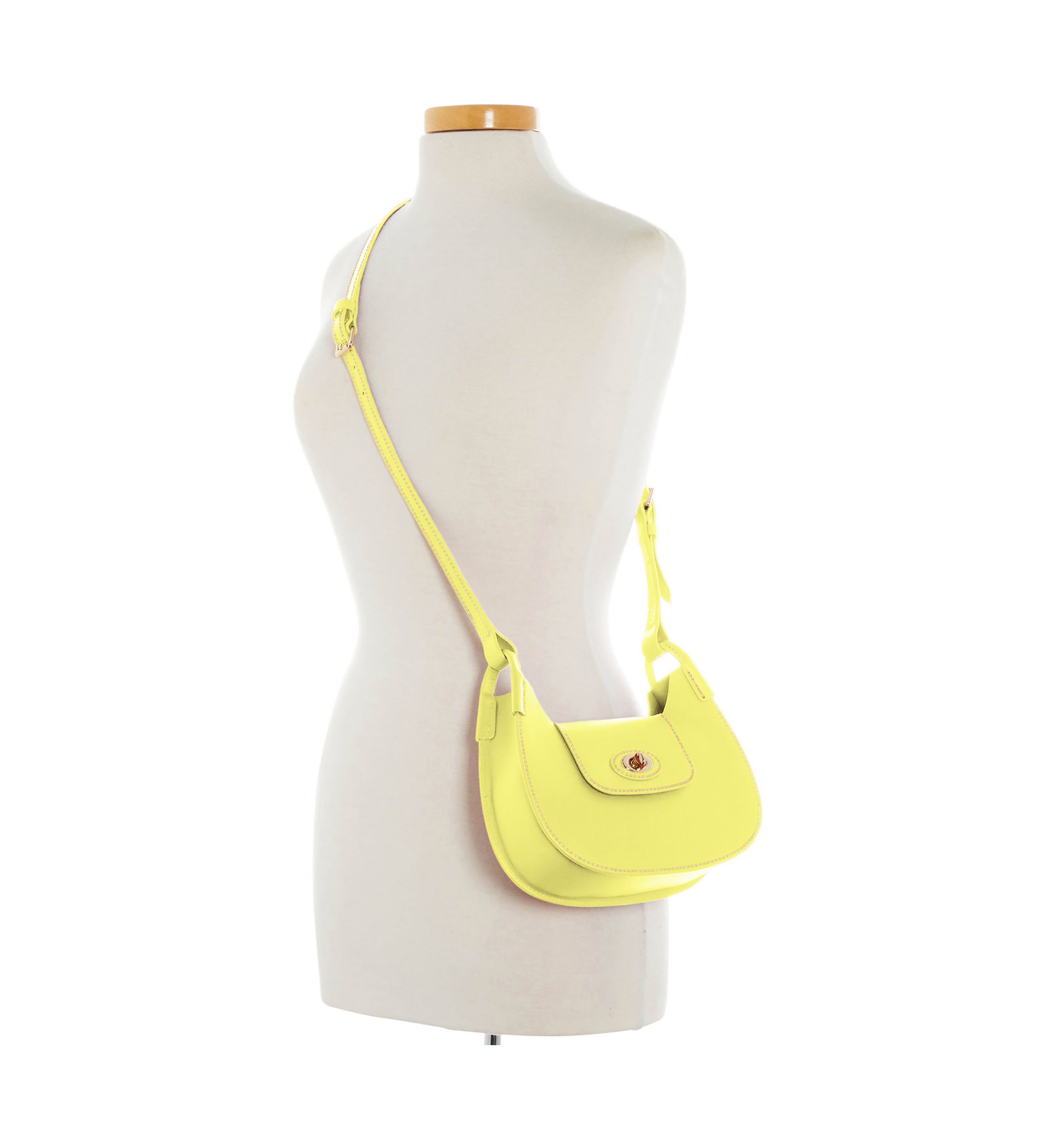 Sweety Leather Crossbody Hobo Bag