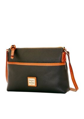 Dooney & bourke ginger pebble leather pouchette hot sale