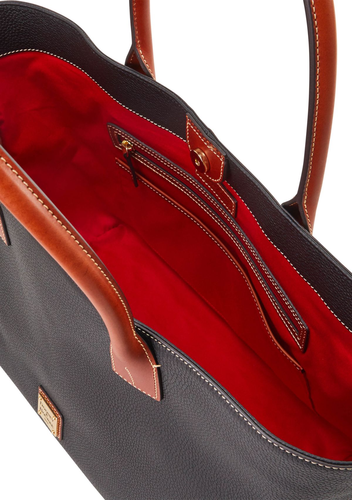 Pebble Leather Medium Russell Tote Bag