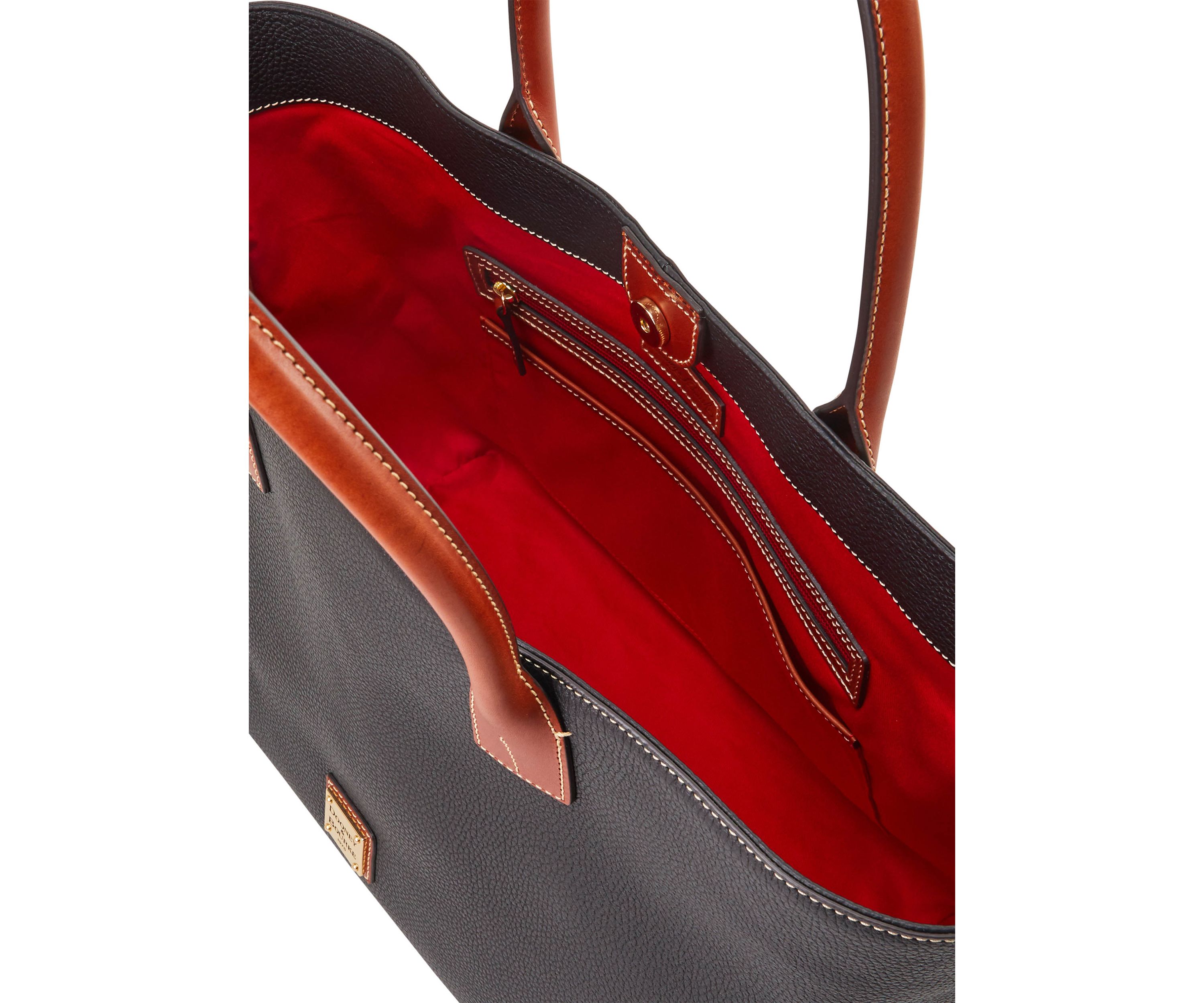 Pebble Leather Medium Russell Tote Bag