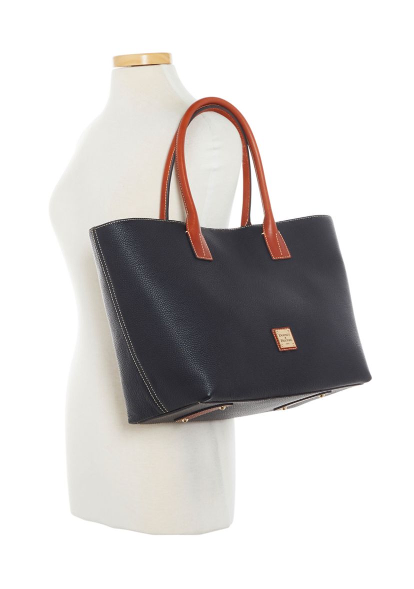 Pebble Leather Medium Russell Tote Bag
