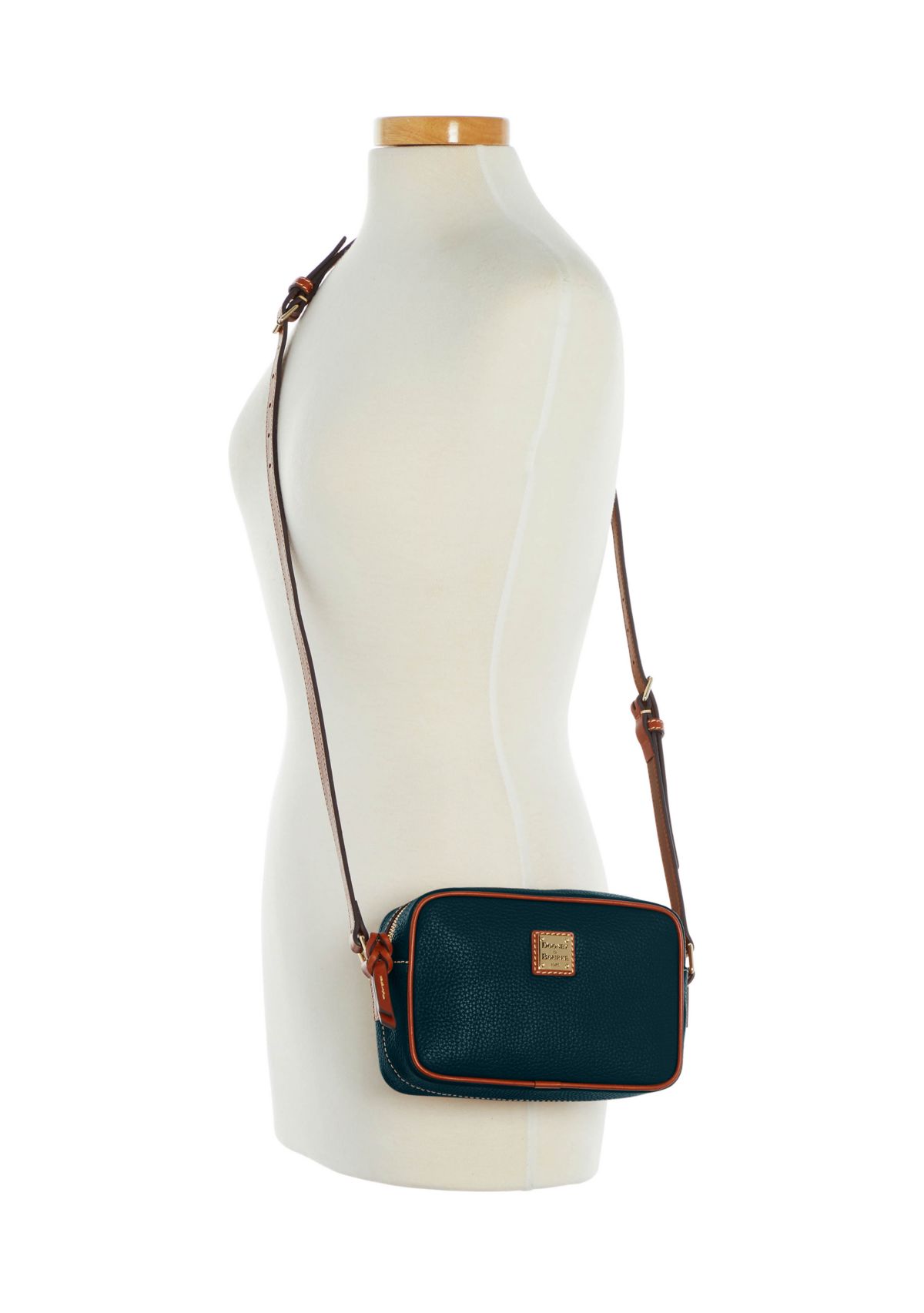 Pebble Grain Camera Crossbody Bag