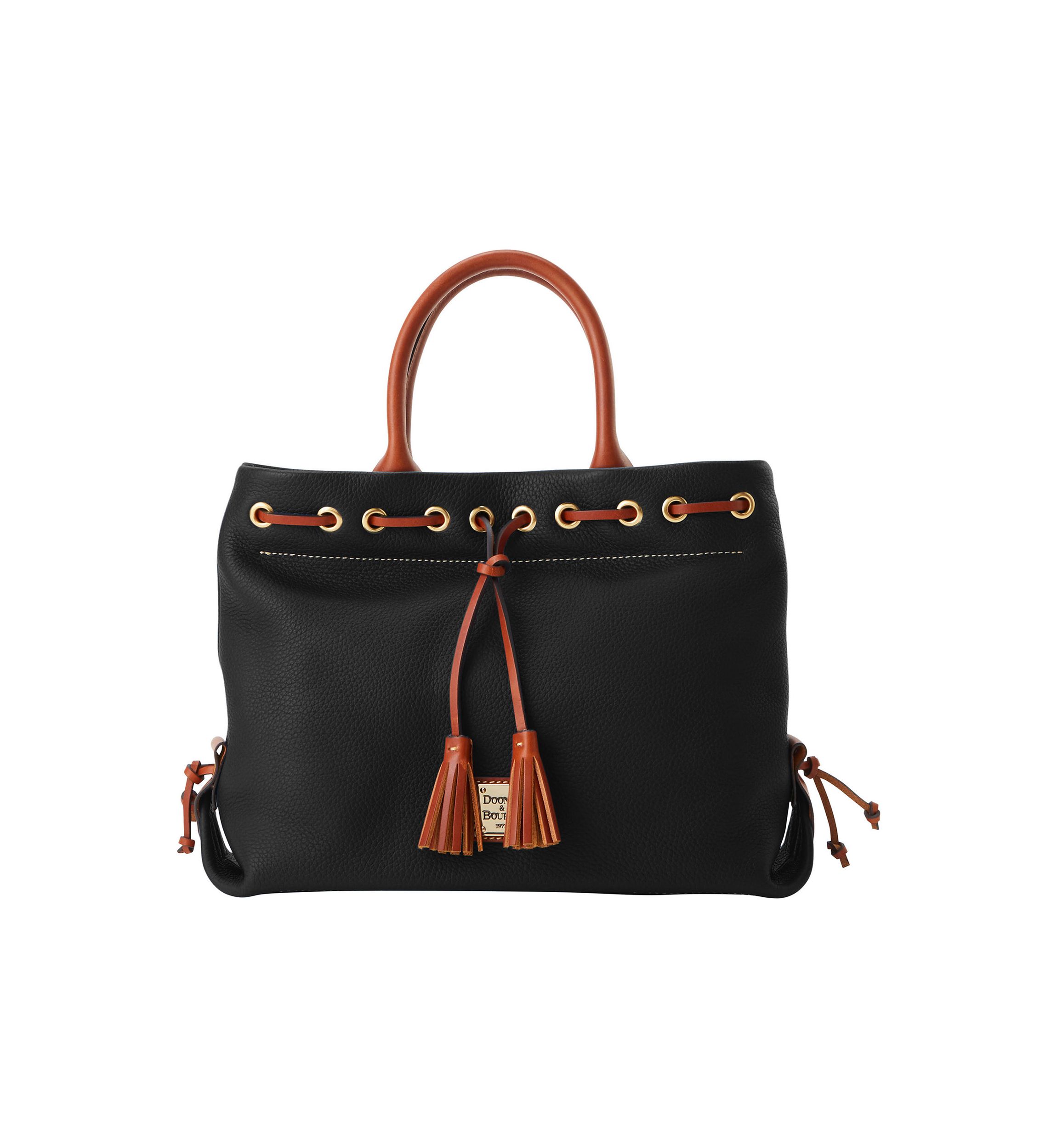 Pebble Grain Tassel Tote