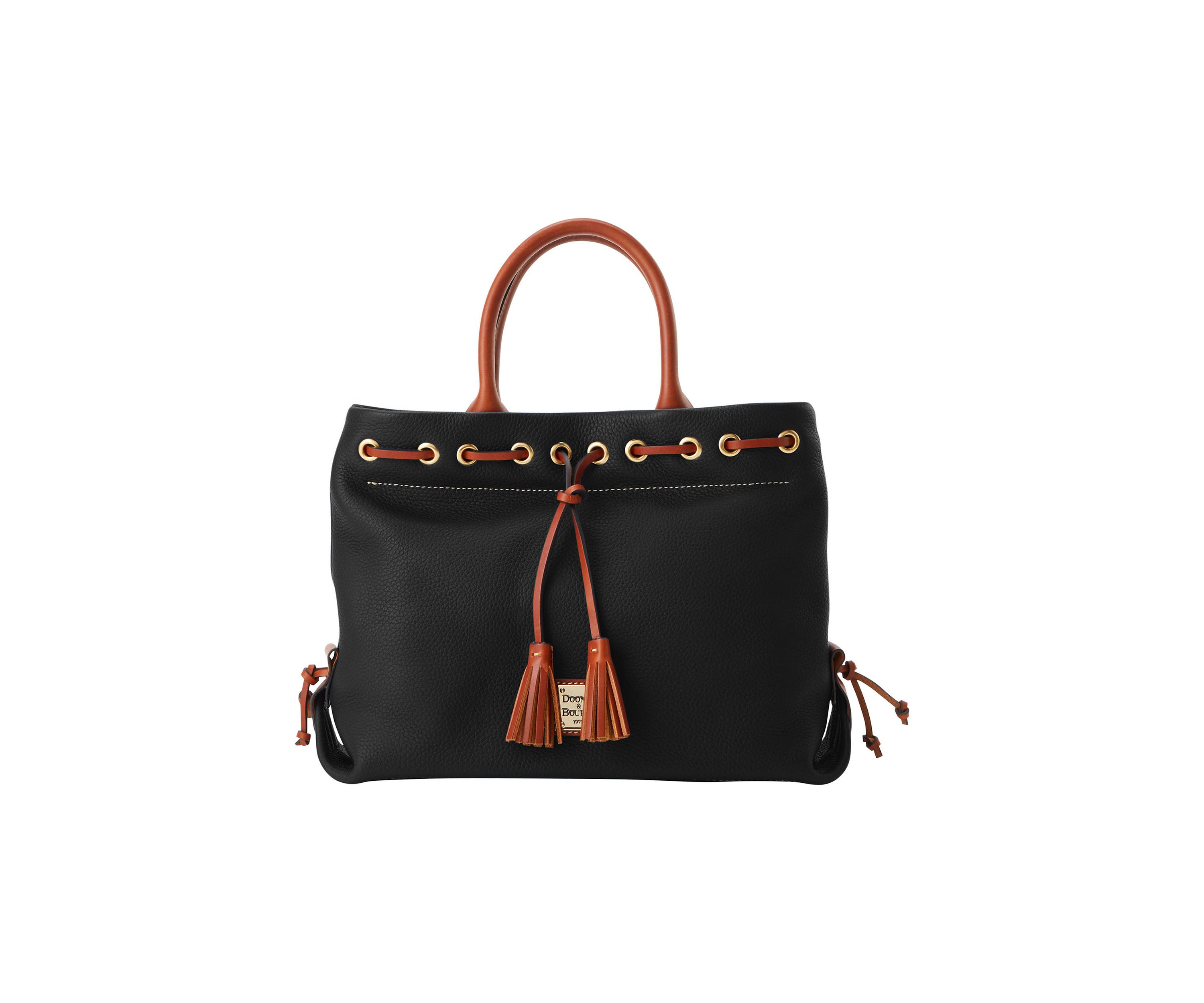 Pebble Grain Tassel Tote