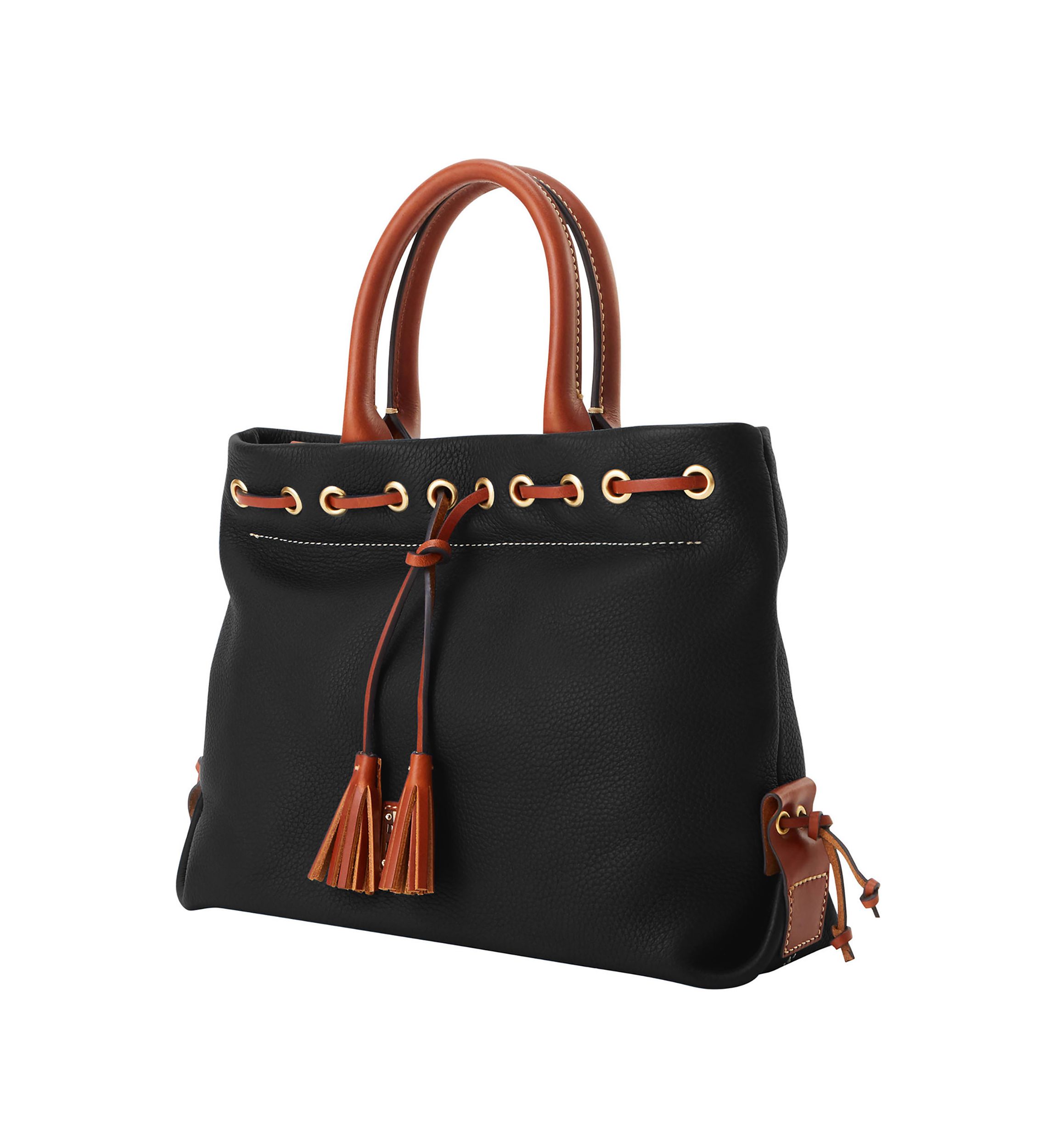 Pebble Grain Tassel Tote