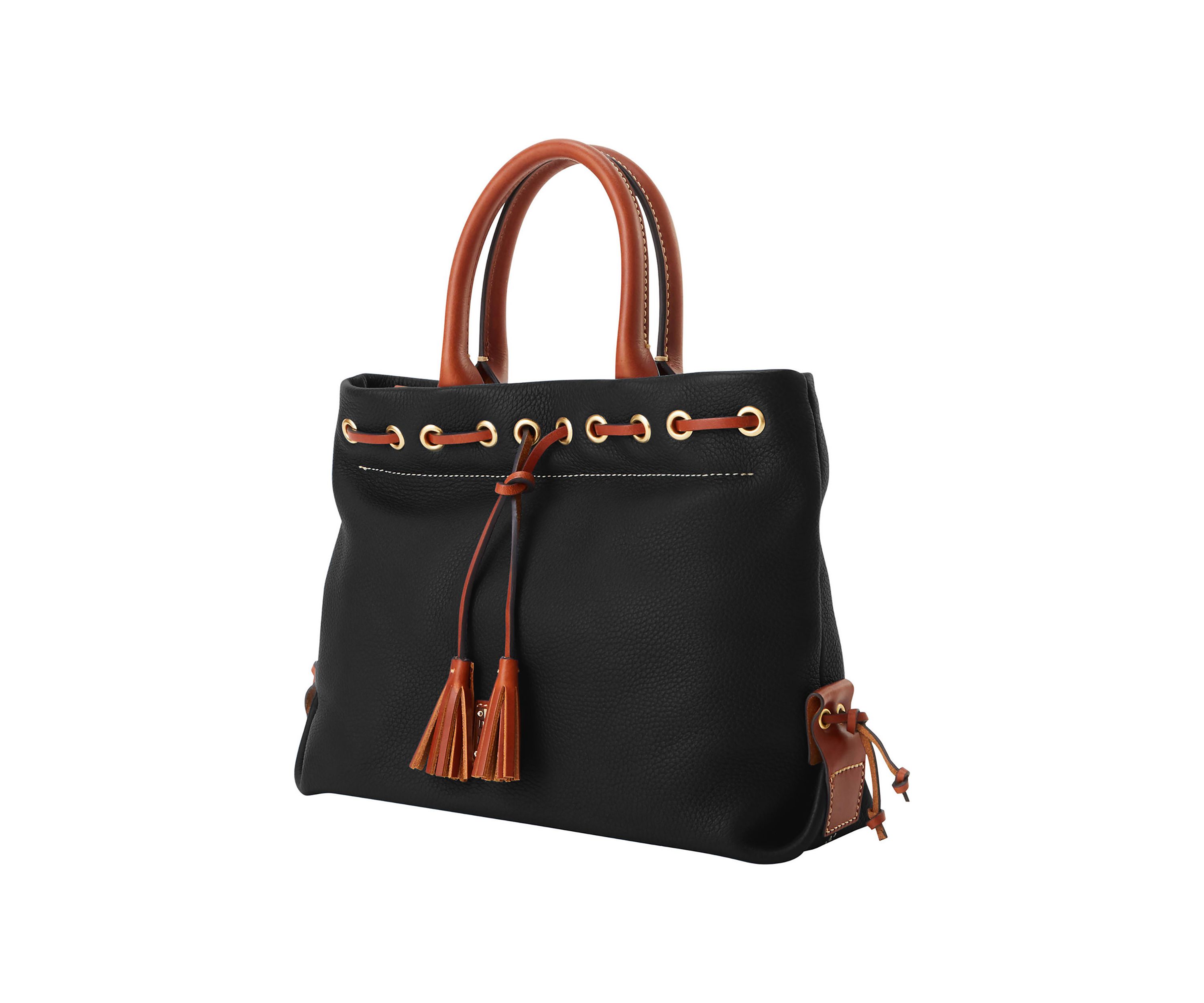 Pebble Grain Tassel Tote