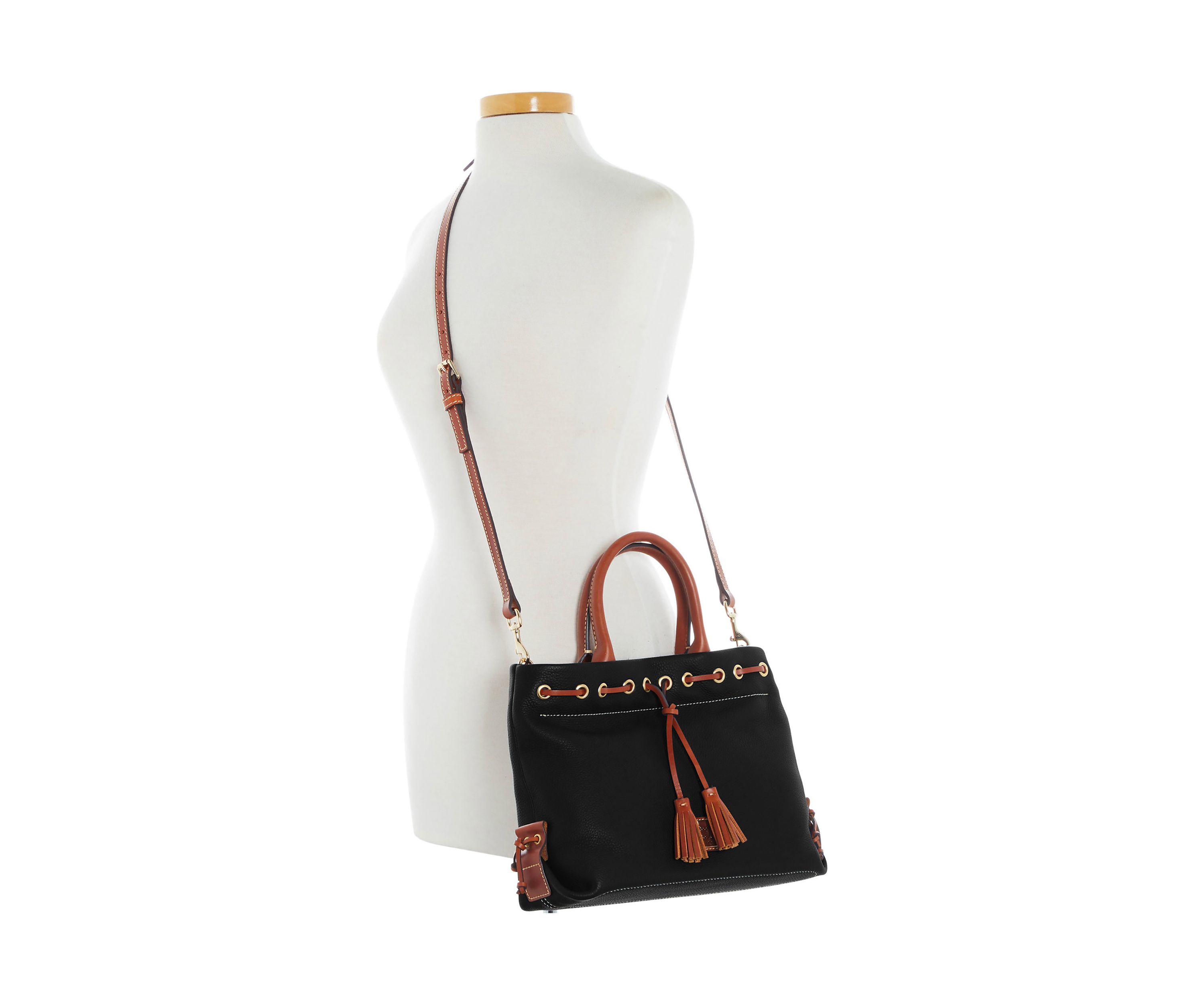 Pebble Grain Tassel Tote