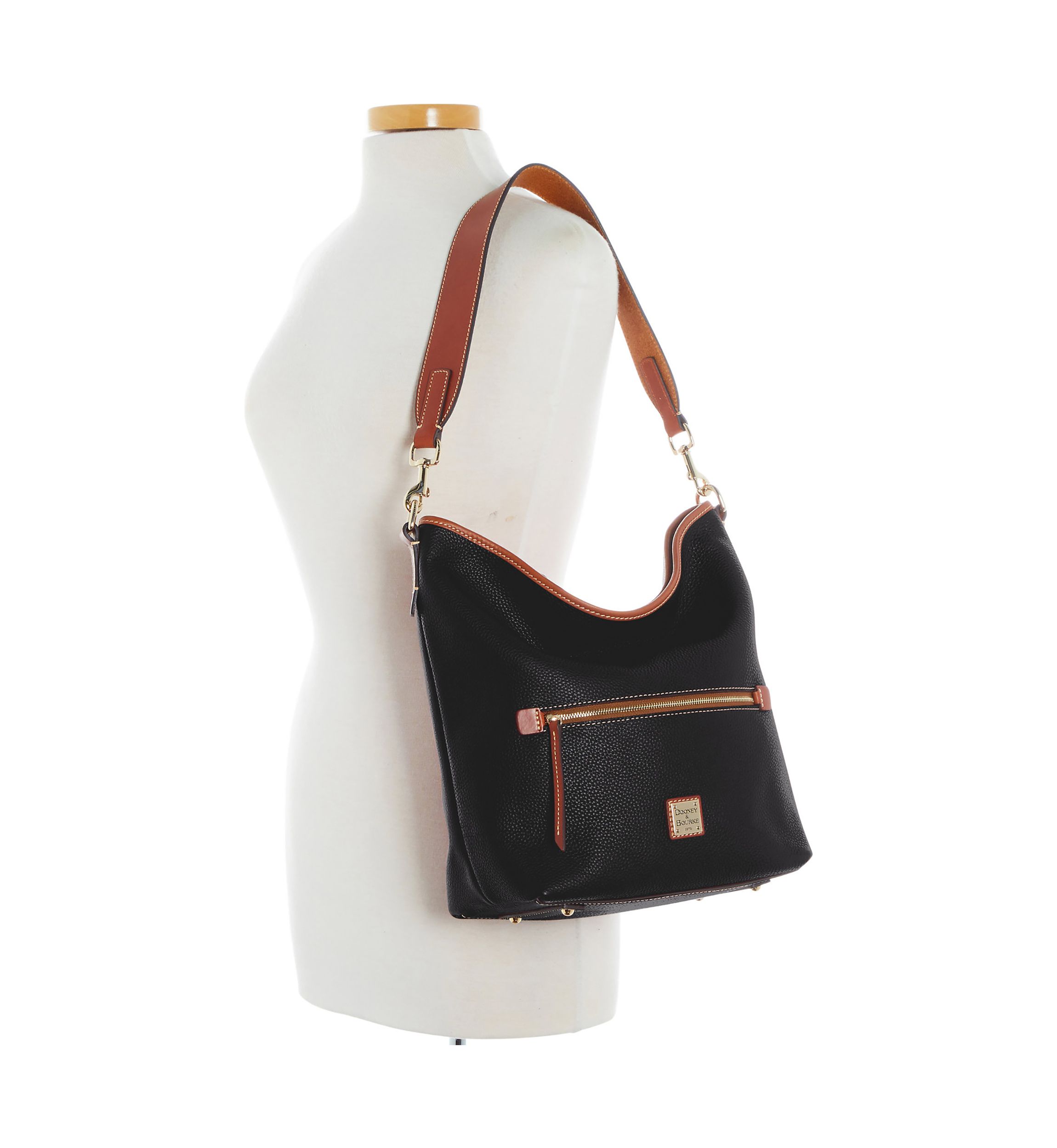 Leather Hobo Bag 