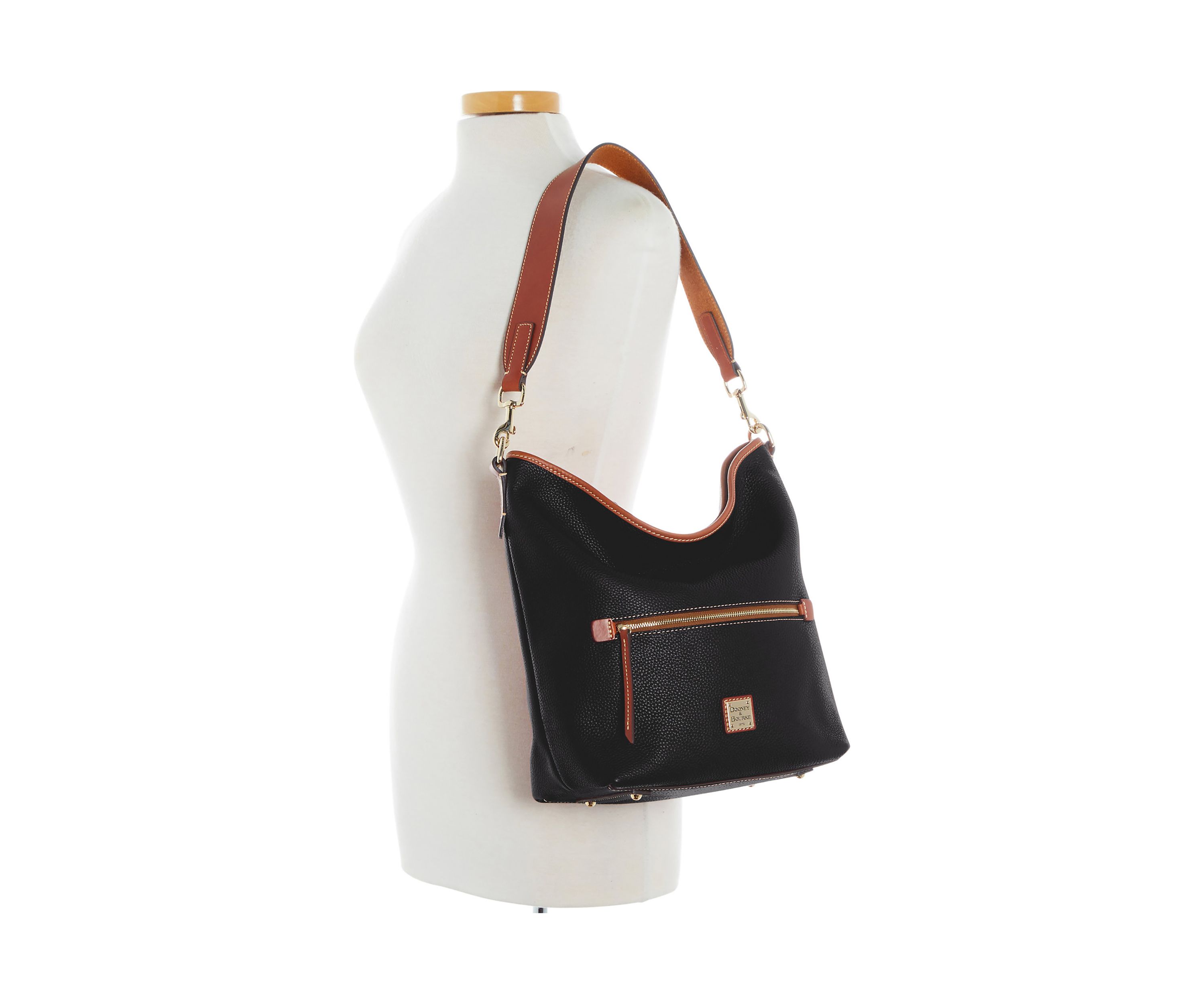 Leather Hobo Bag 