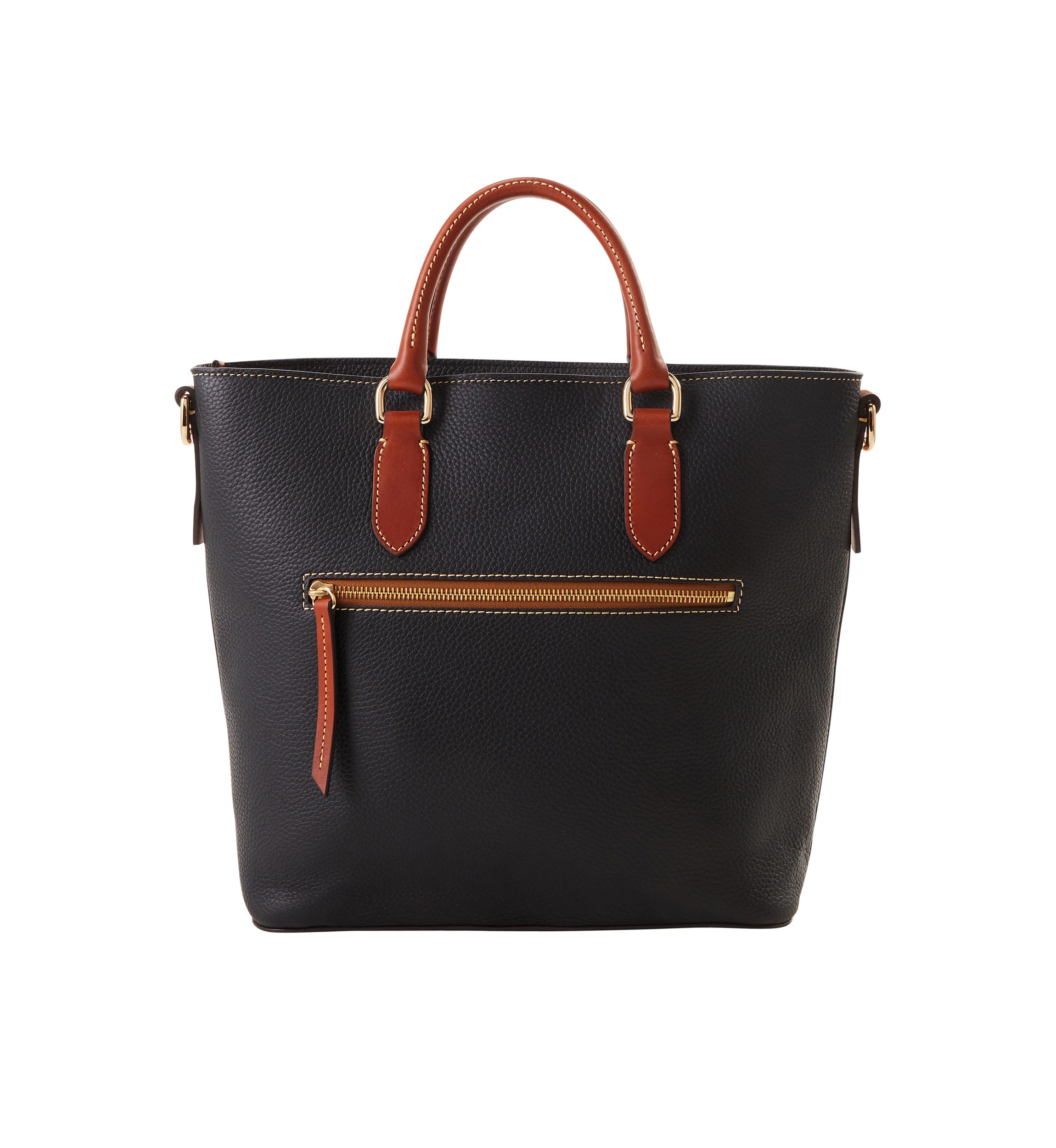 Pebble Leather Editors Tote Bag