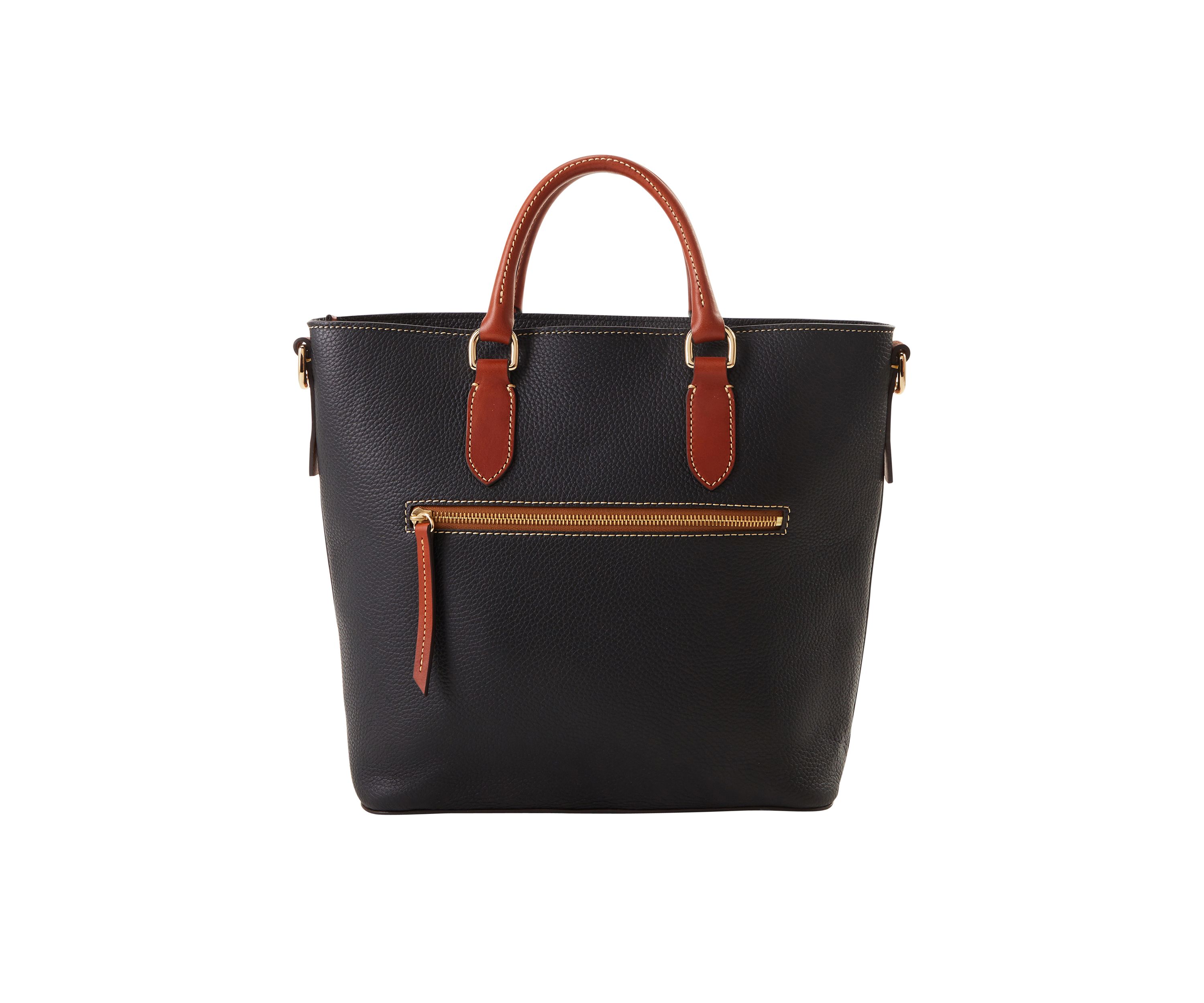 Pebble Leather Editors Tote Bag