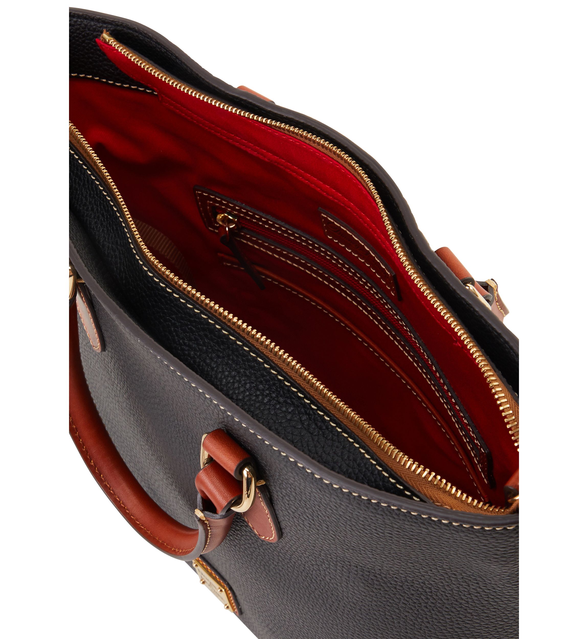Pebble Leather Editors Tote Bag