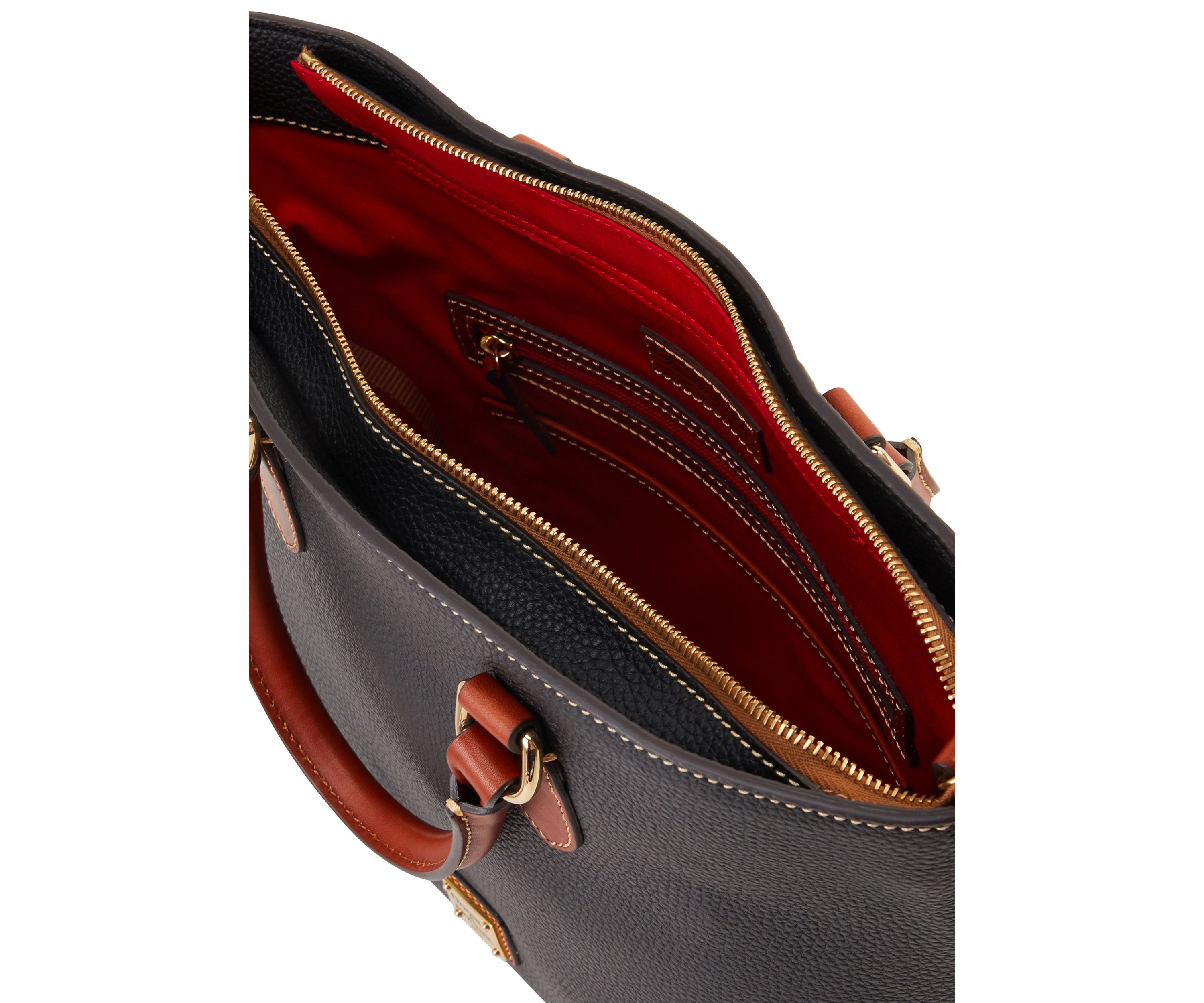 Pebble Leather Editors Tote Bag