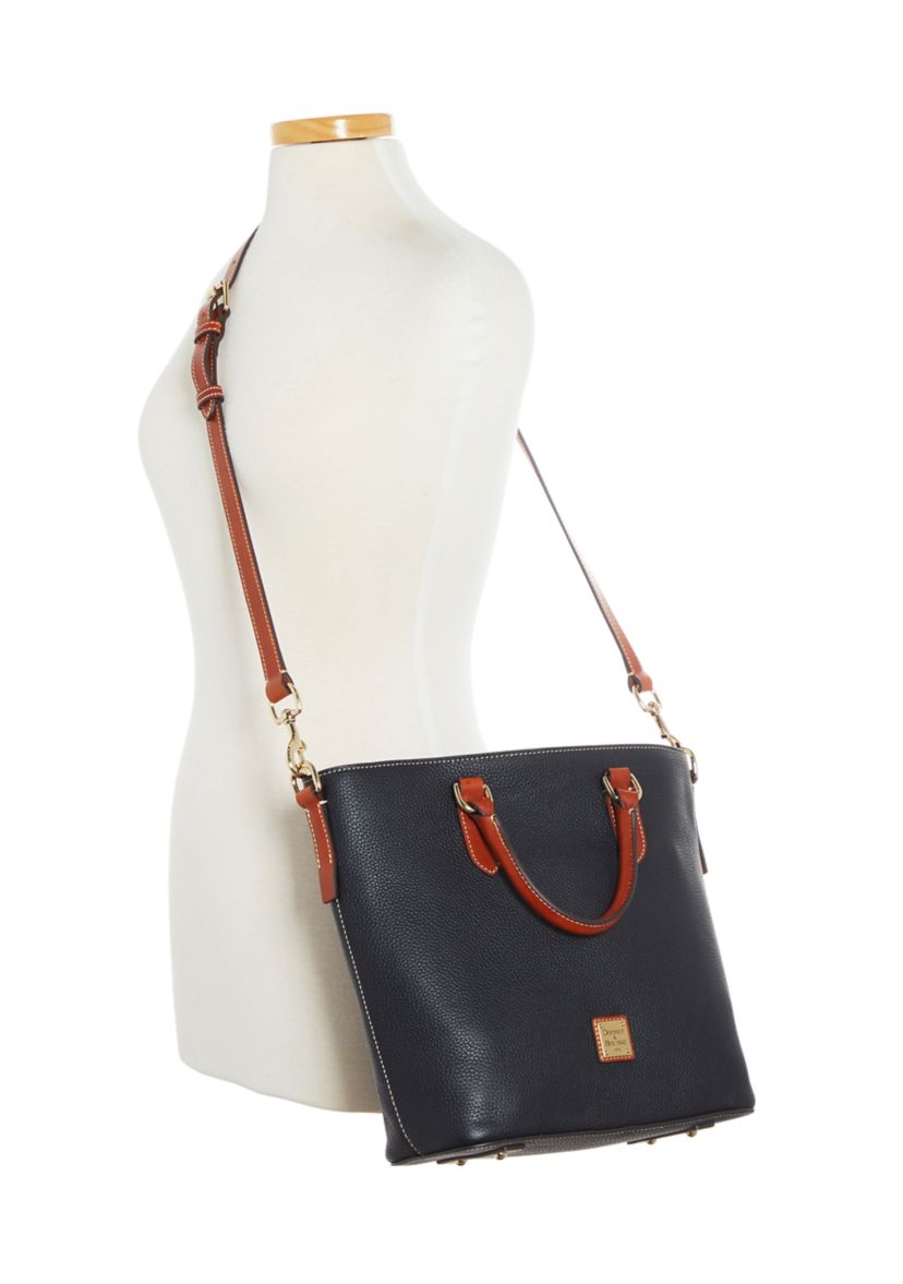 Pebble Leather Editors Tote Bag