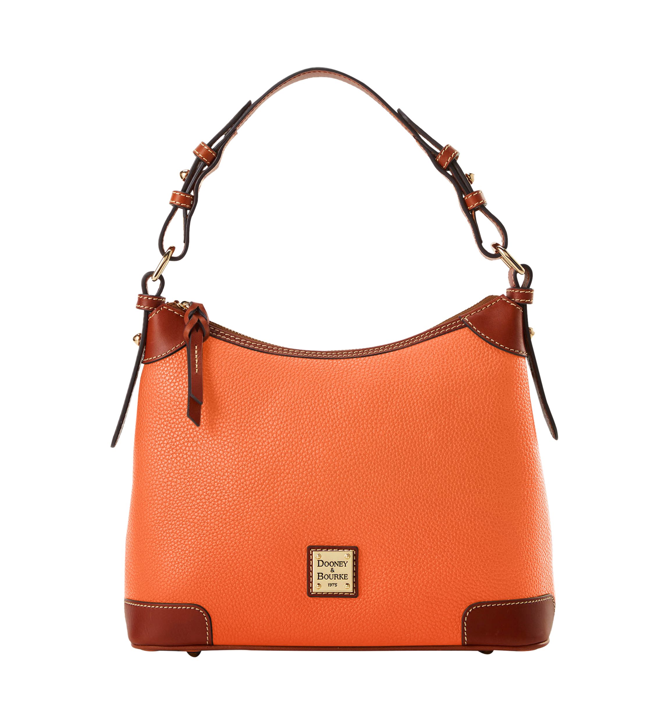 Pebble Leather Small Hobo Bag