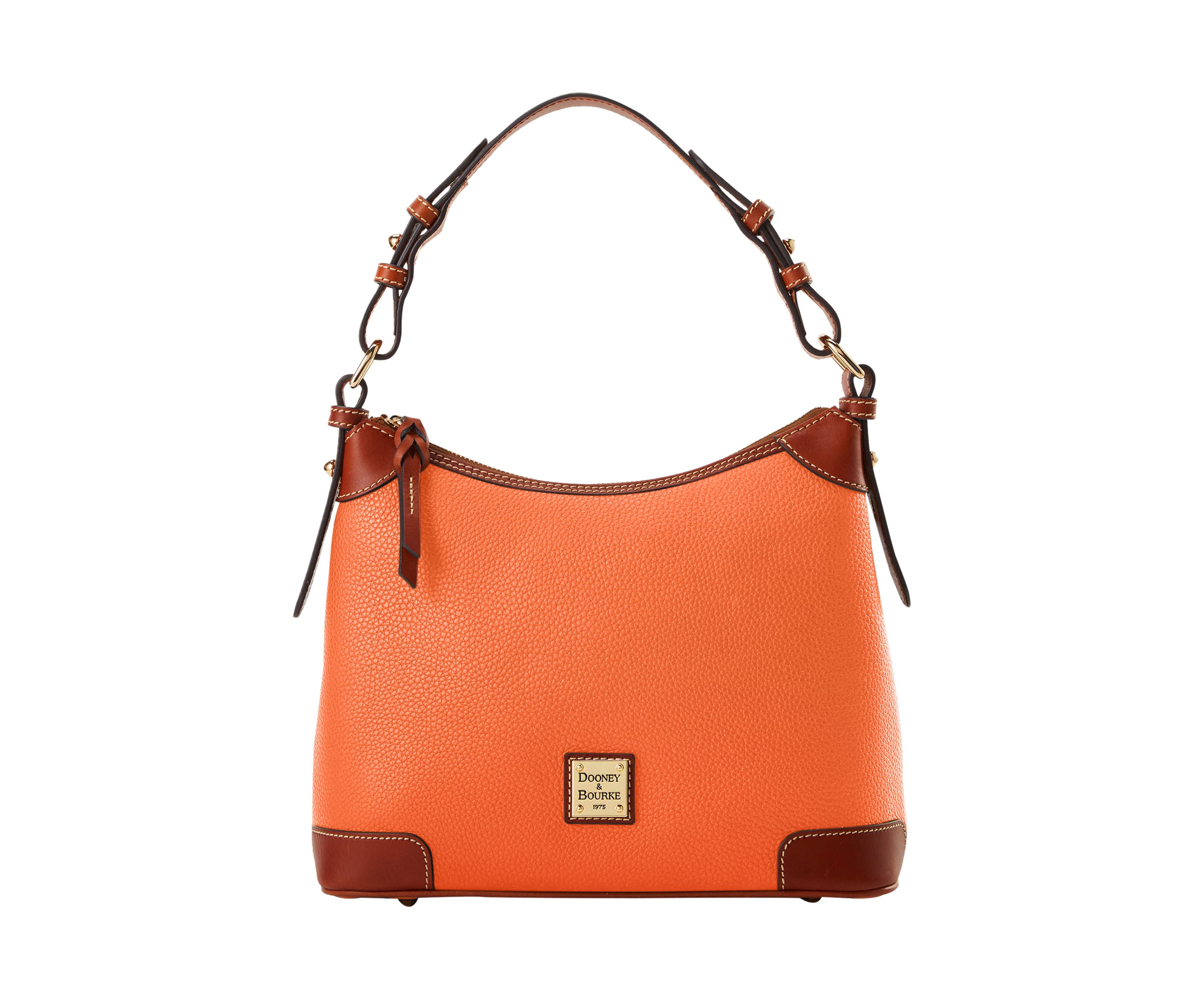 Pebble Leather Small Hobo Bag