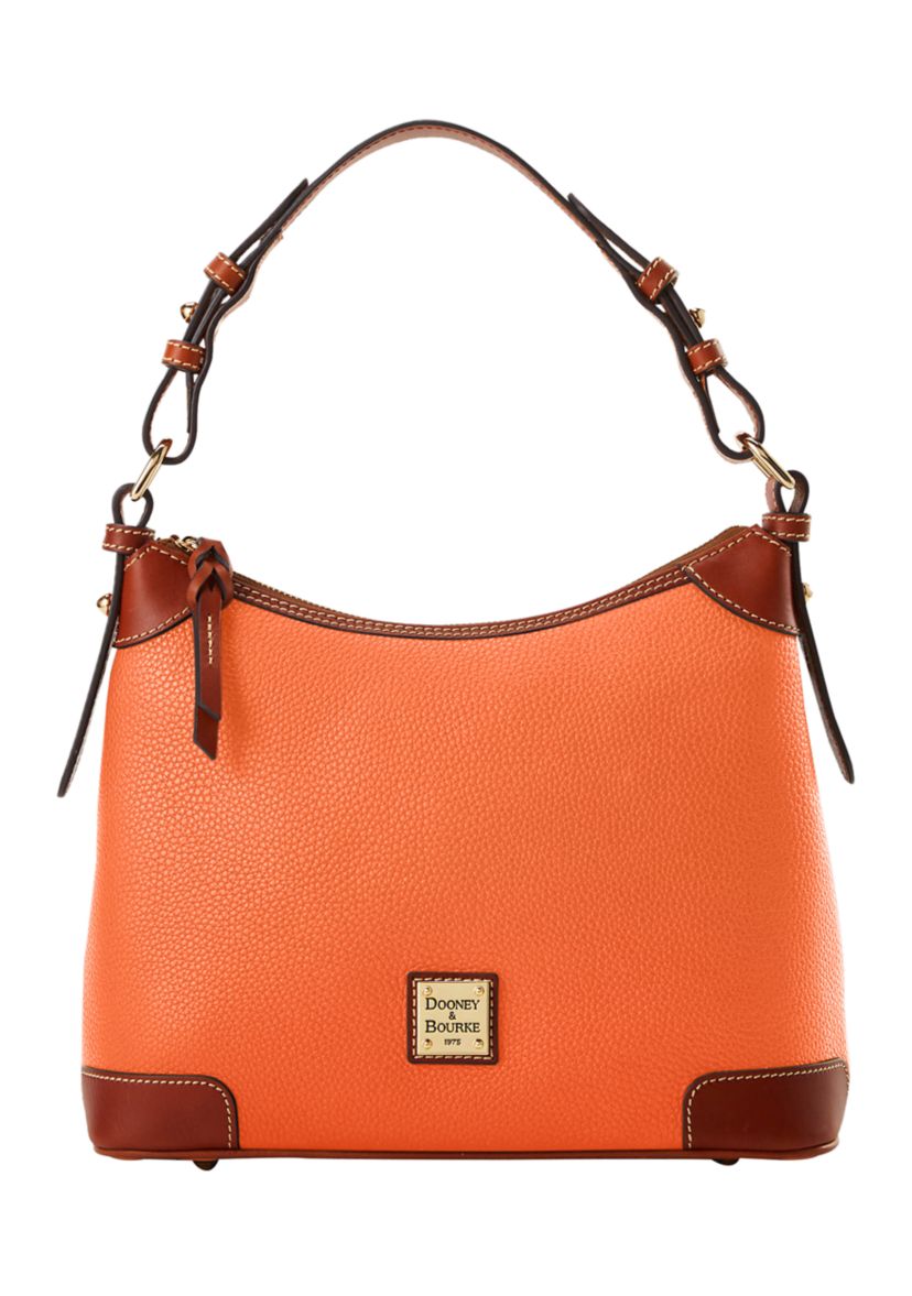 Pebble Leather Small Hobo Bag