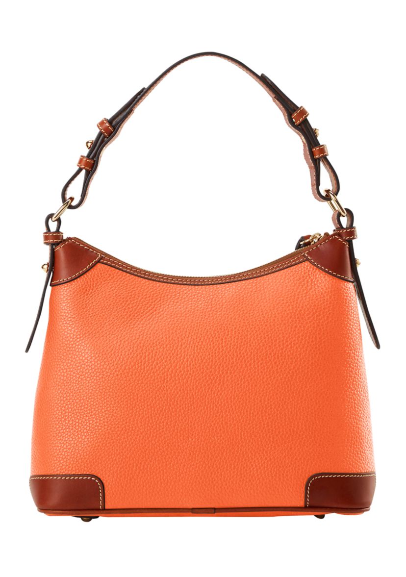 Pebble Leather Small Hobo Bag