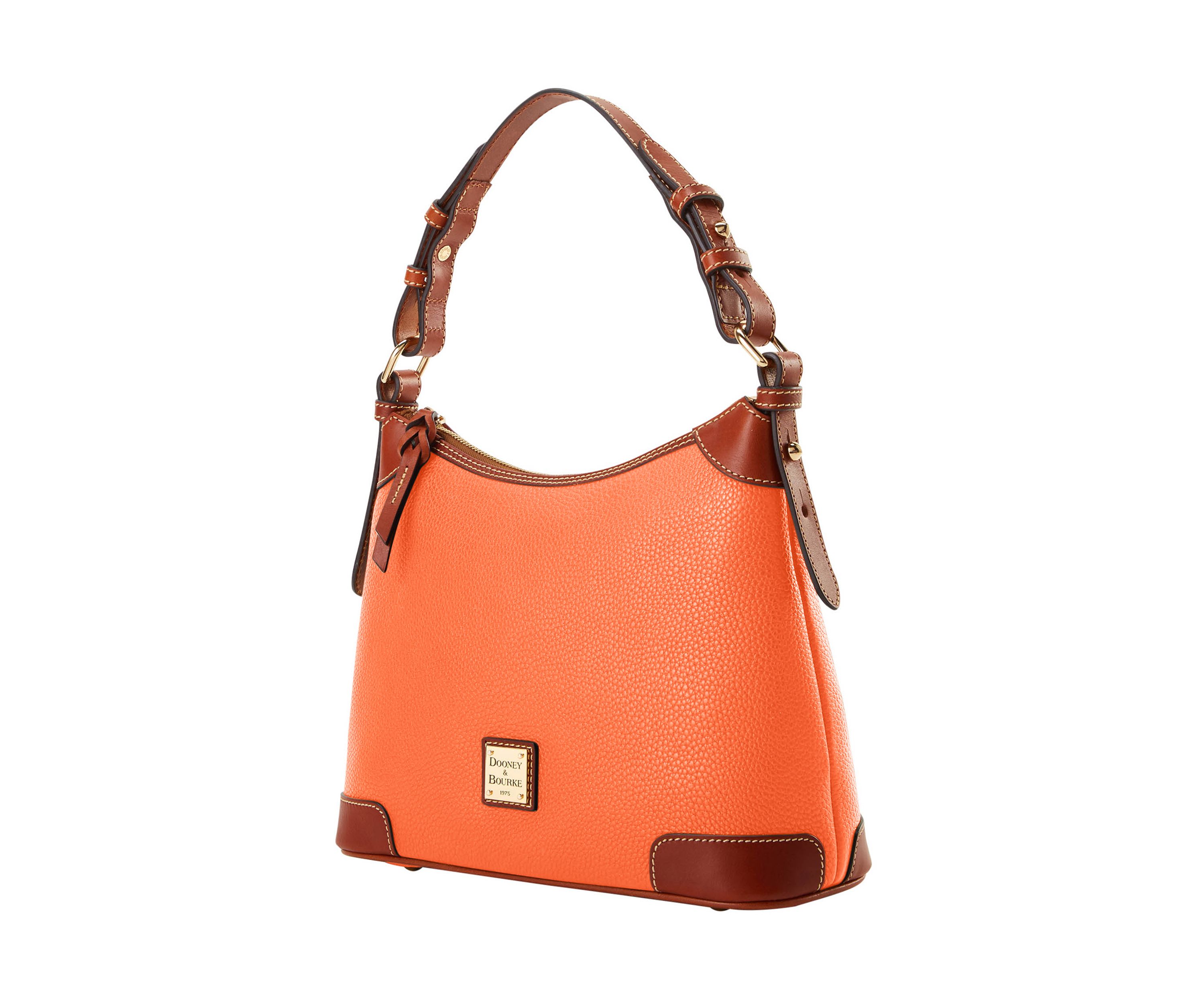Pebble Leather Small Hobo Bag
