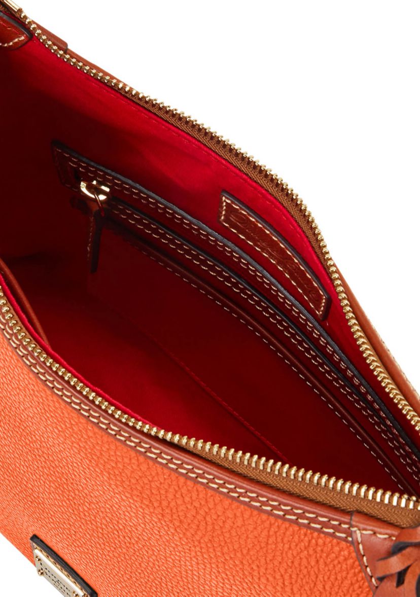 Pebble Leather Small Hobo Bag
