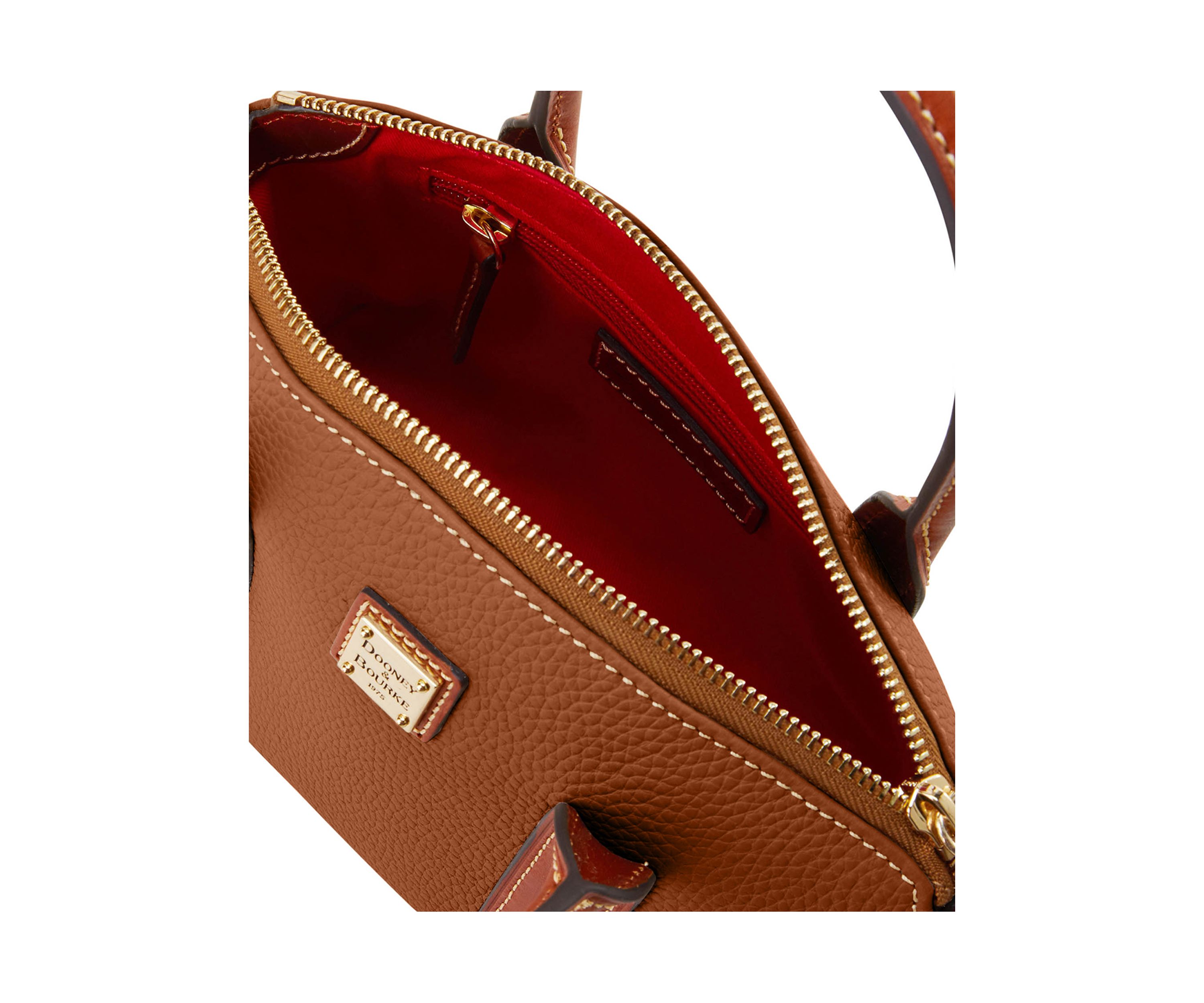 Pebble Grain Small Madeline Satchel