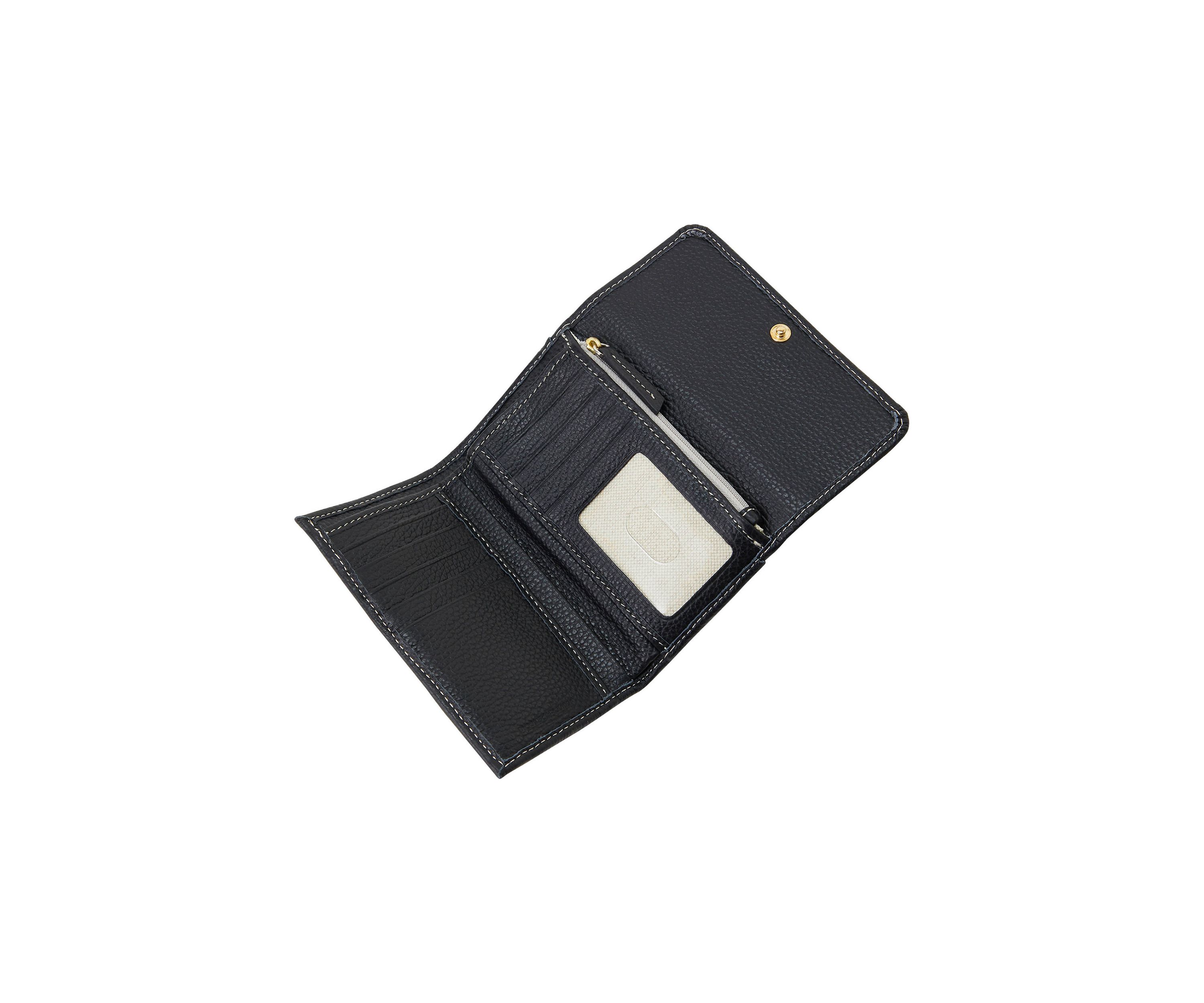 Lucca Pebble Grain Flap Wallet 