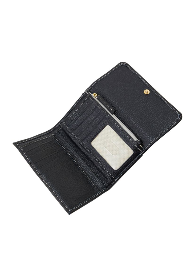 Lucca Pebble Grain Flap Wallet 