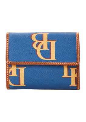 Dooney & Bourke Monogram Small Flap Wallet