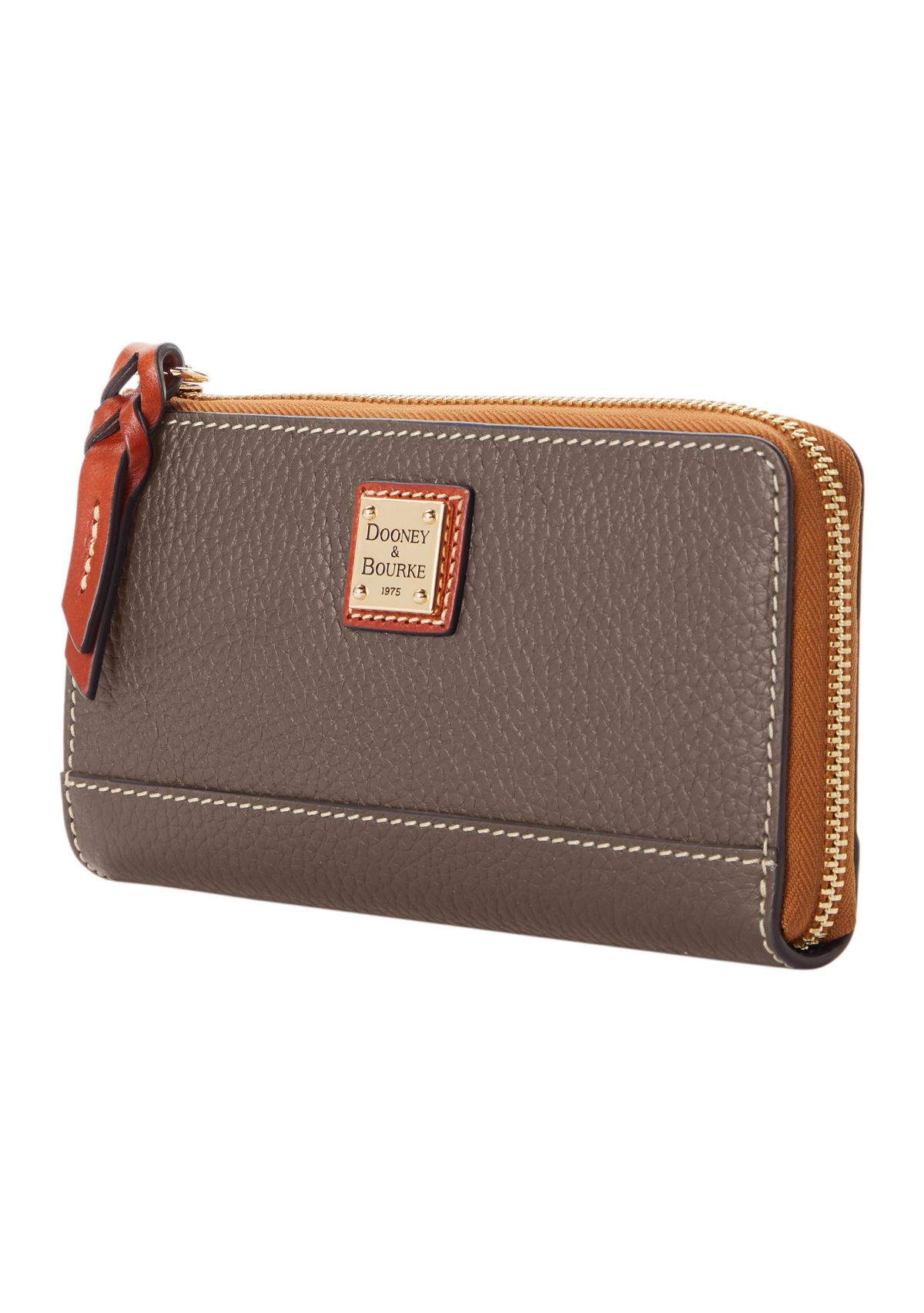 Pebble Folded Zip Wristlet 