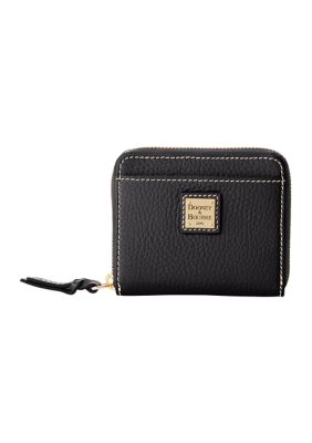 Dooney & Bourke Pebble Grain Small Zip Around