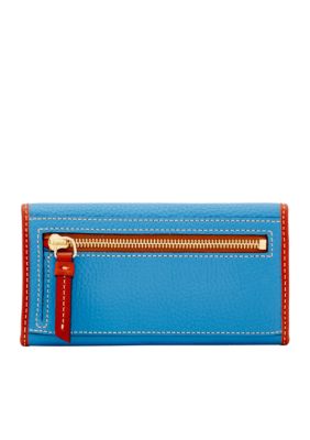 Pebble Grain Continental Clutch