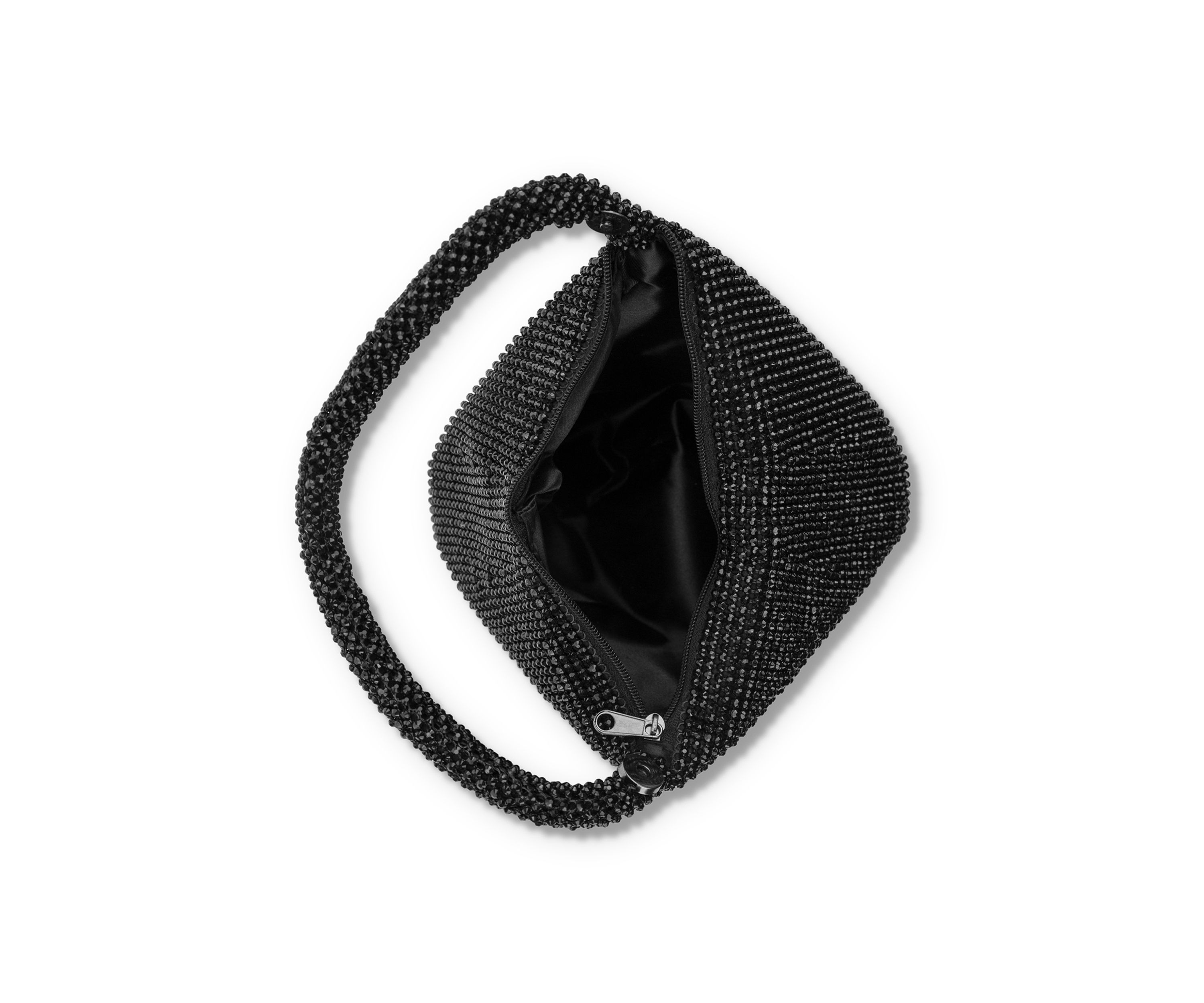 Staci Wristlet Sparkle Mesh Bag 