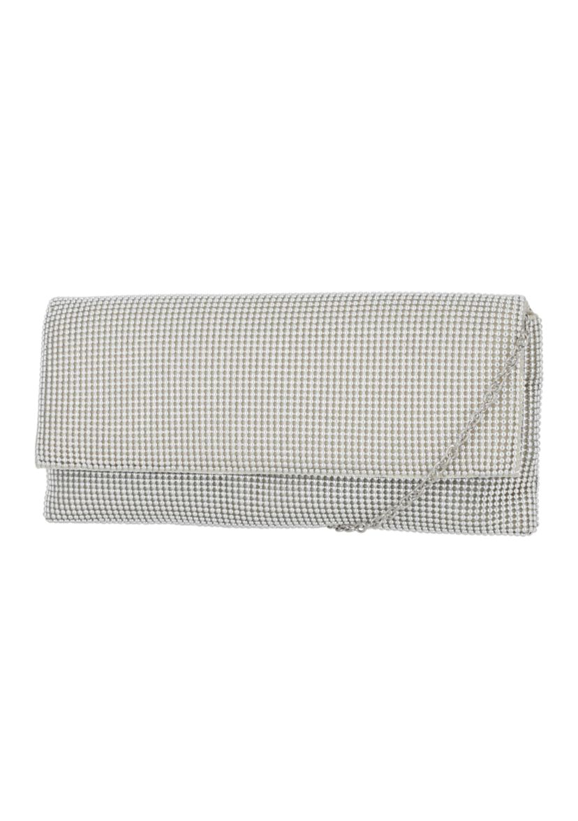 Helena Ball Mesh Flap Clutch