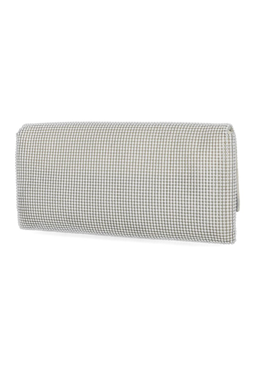 Helena Ball Mesh Flap Clutch