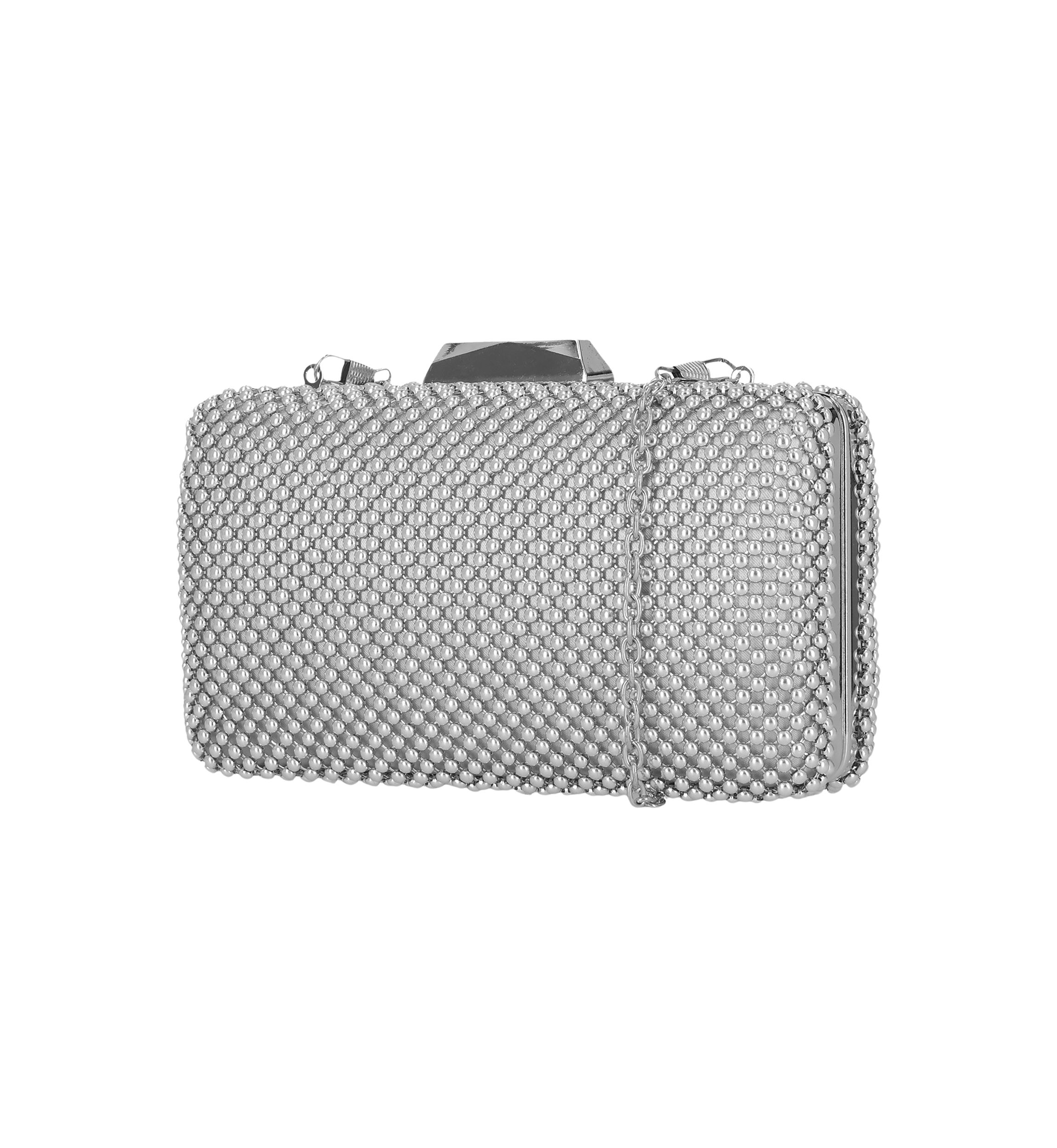 Jessica McClintock Arlo Ball Mesh Minadiuere Clutch | Belk