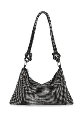 Dolly - Crystal Mesh Knot Handle Hobo Bag