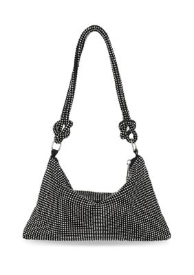 Dolly - Crystal Mesh Knot Handle Hobo Bag