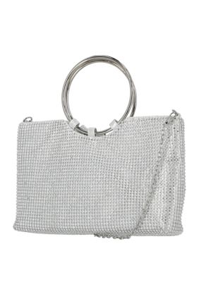 Pierson - Crystal Mesh Ring Handle Bag