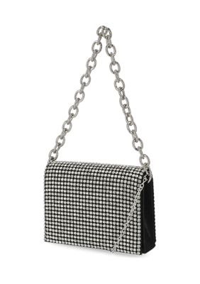 Ball Mesh Flap Chunky Chain Bag