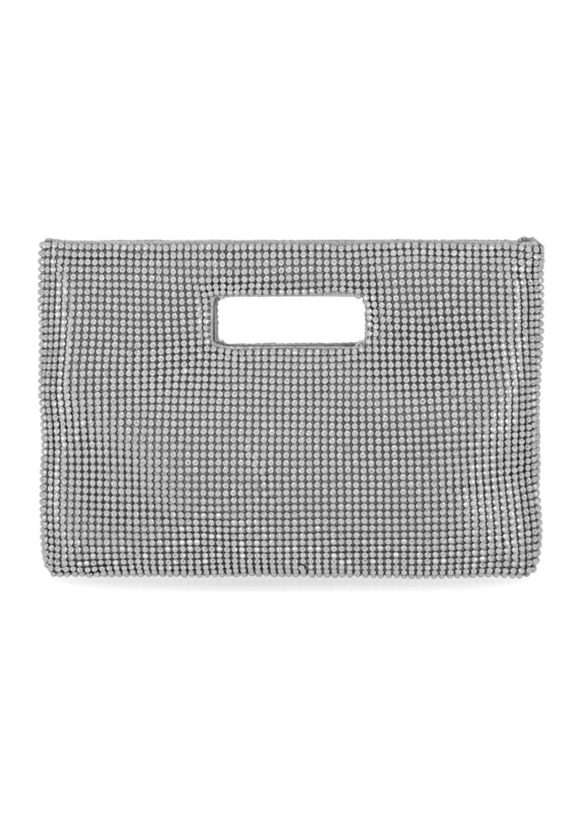 Asher Diamond Mesh Cut Out Handle Clutch