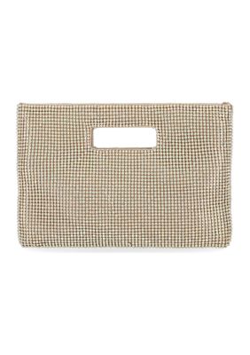 Asher Diamond Mesh Cut Out Handle Clutch