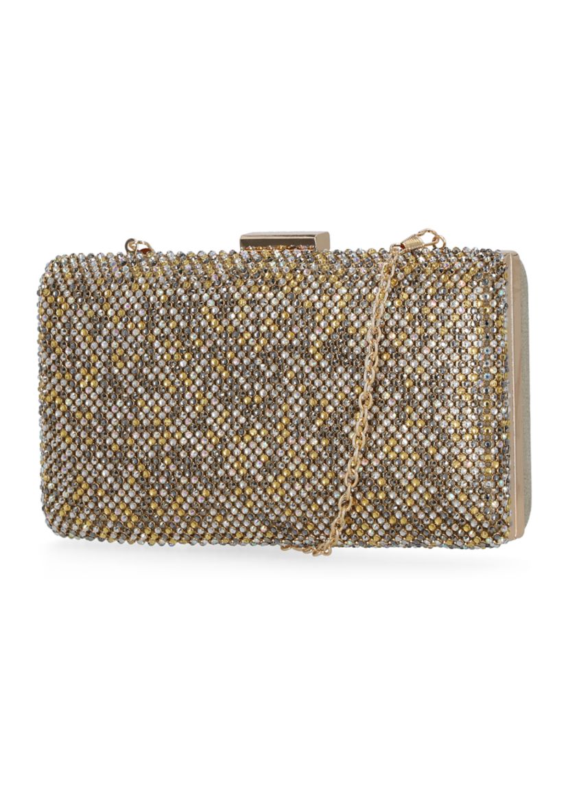 Jordana Diamond Mesh Crossbody