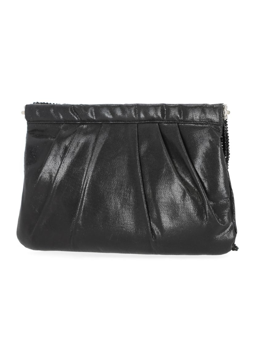 Vivienne - Diamond Mesh Facile Frame Bow Clutch