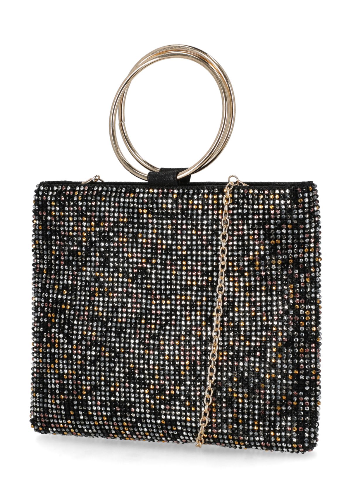 Womens Nesta Diamond Mesh Ring Bag