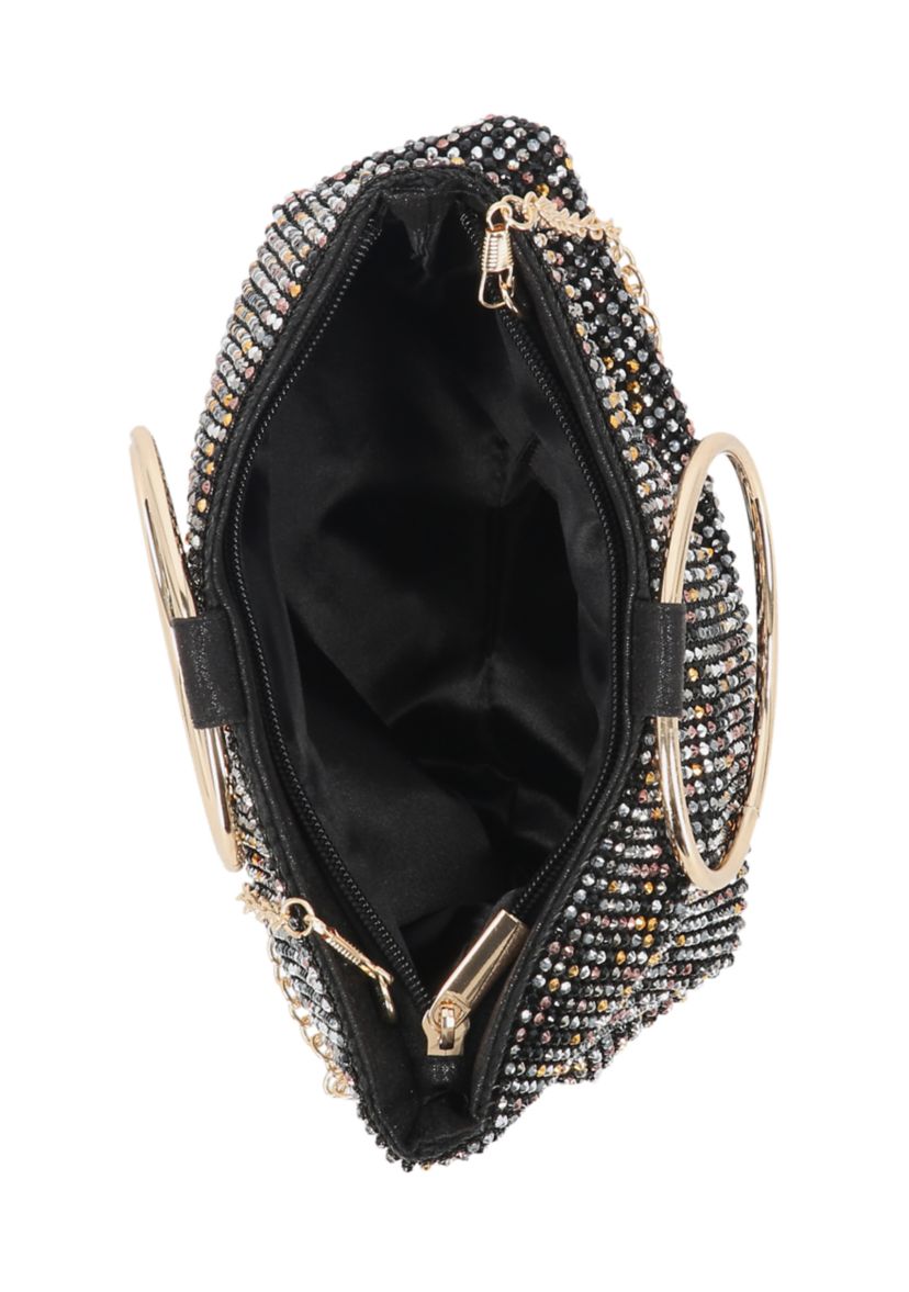 Womens Nesta Diamond Mesh Ring Bag
