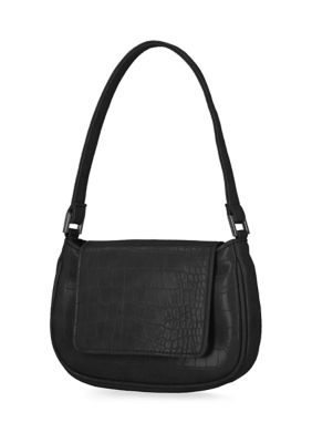 Jessica McClintock Isabelle - Croco Flap Shoulder Bag