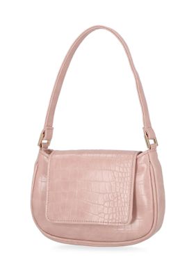 Jessica McClintock Isabelle - Croco Flap Shoulder Bag