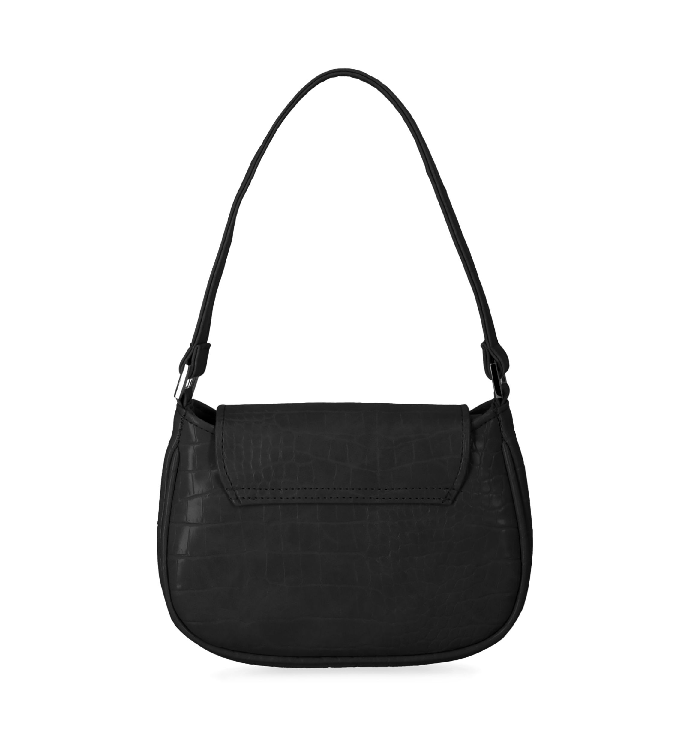 Isabelle - Croco Flap Shoulder Bag