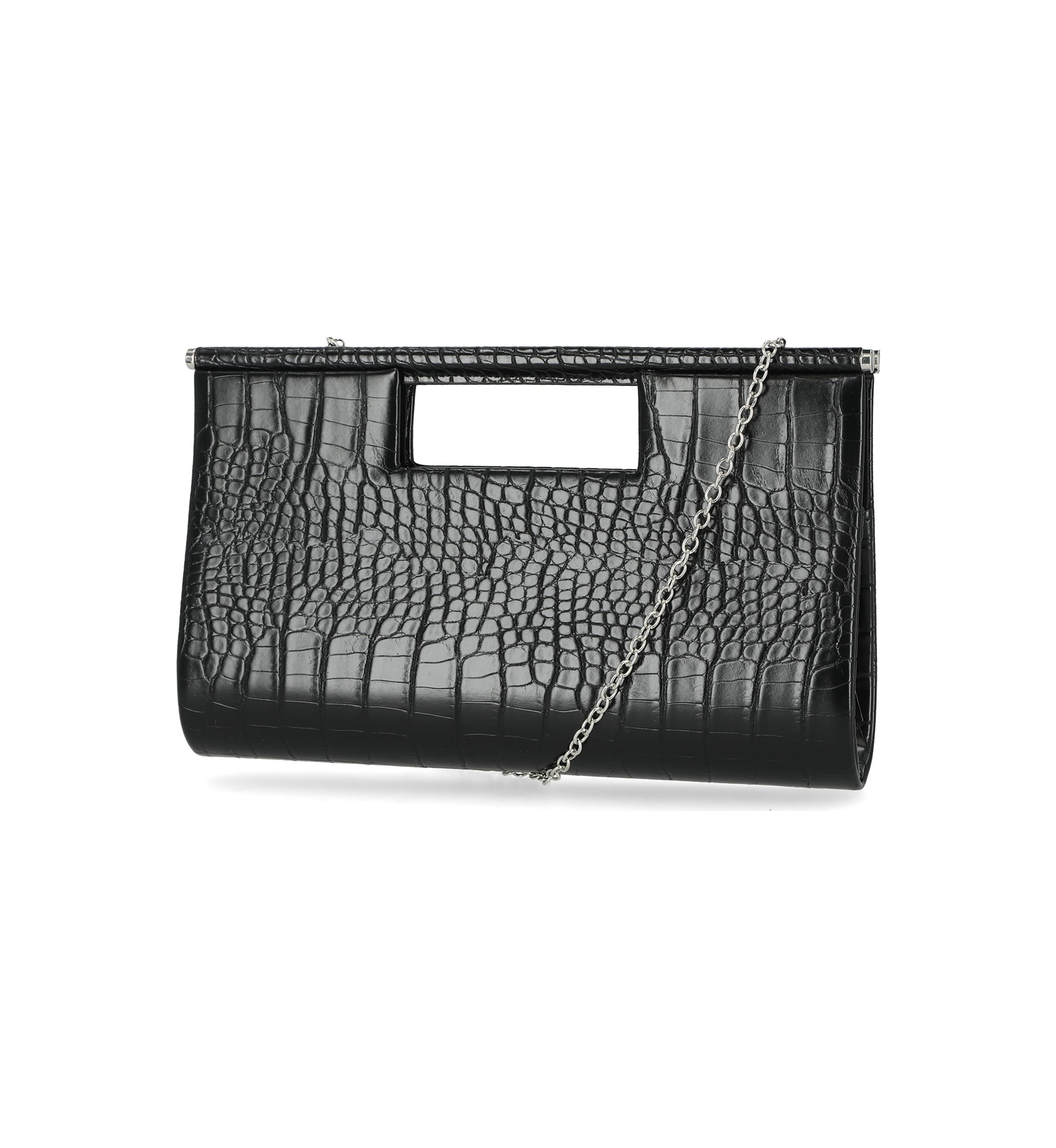 Yvette - Croco Top Handle Bag