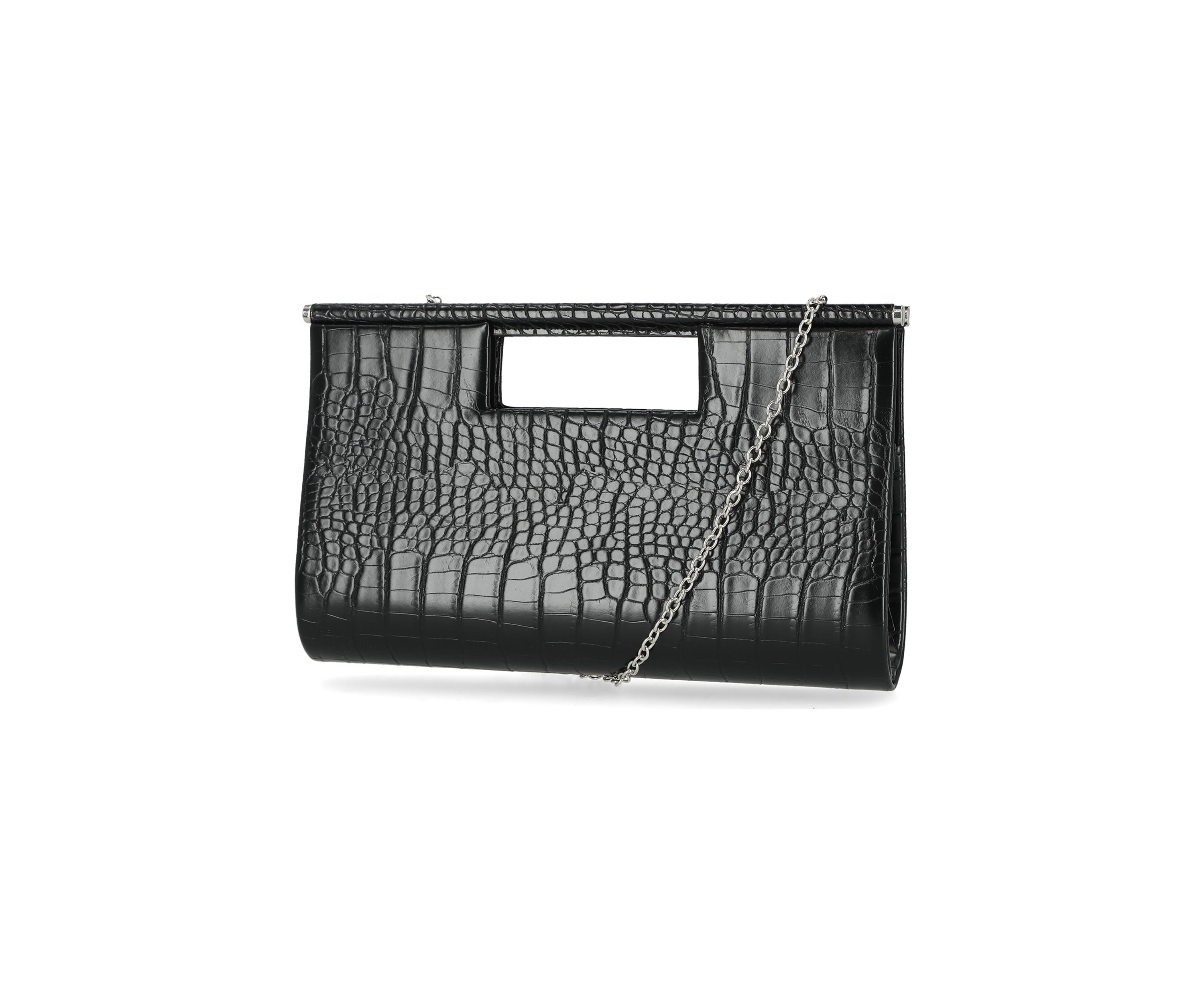 Yvette - Croco Top Handle Bag